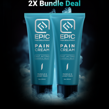 2X EPIC Pain Cream 2oz Everyday Size Bottle