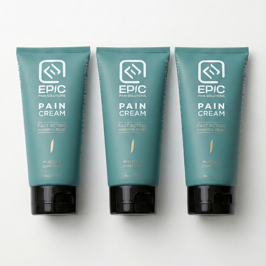 Epic Pain Relief Cream – Large 6 oz (3 Pack)